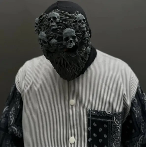 ماسک هالوین طرح گول Ghoul Face Halloween Mask